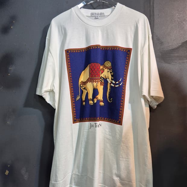 짐 탐슨 코끼리 반팔 티셔츠 L