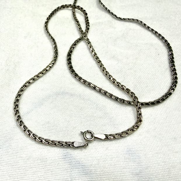 3mm 실버 목걸이