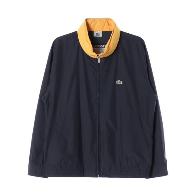 라코스테 네이비 옐로우 배색 블루종 자켓 2XL