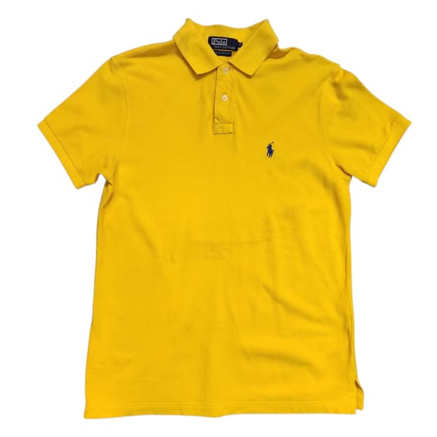 폴로 랄프로렌 반팔 카라티 노란색 (M)