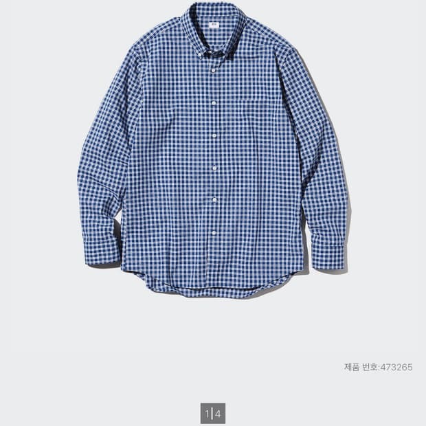 유니클로 브로드셔츠 L 100-105 (못구해요!) 상태 최상