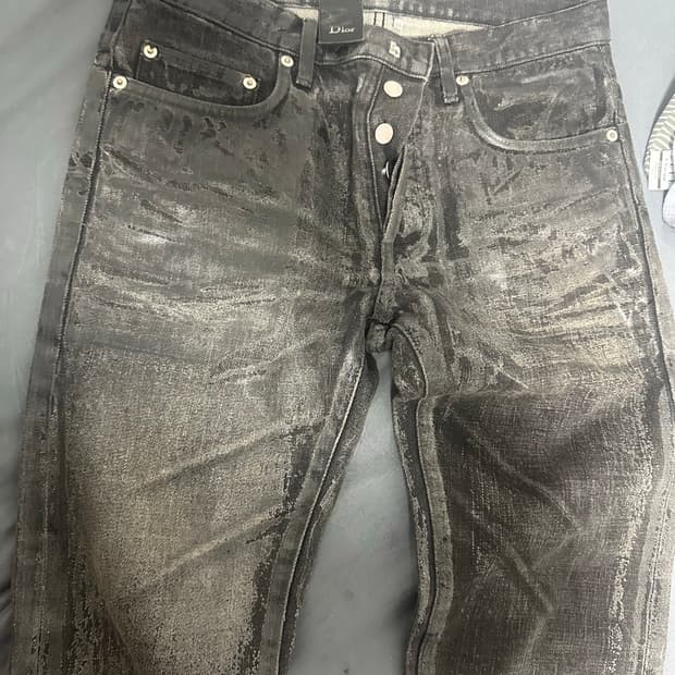 디올옴므  블랙왁스 코팅진