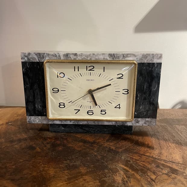 🍀SEIKO 세이코 마블 탁상시계