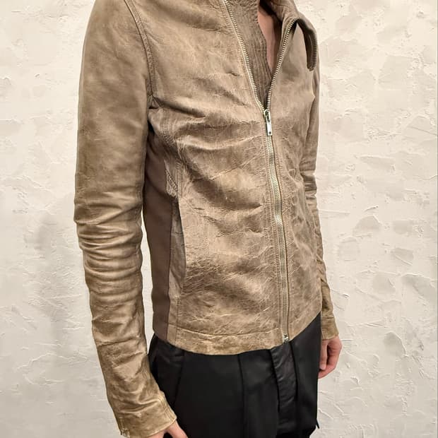 릭오웬스 10FW 몰리노 레더자켓