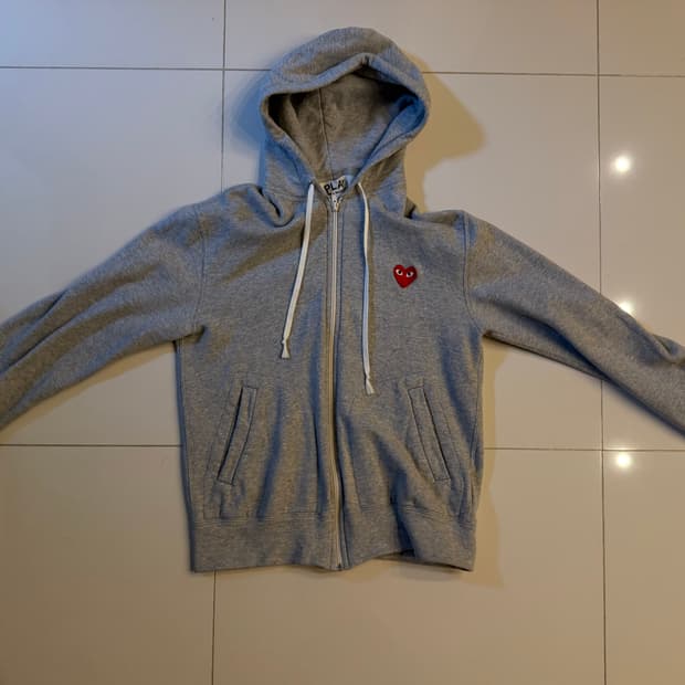 꼼데가르송 후드집업 M