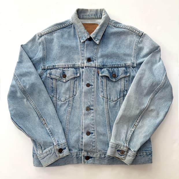 리바이스 USA 연청 데님 트러커 자켓