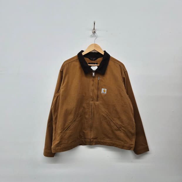 칼하트 브라운 디트로이트 자켓 남성 XL