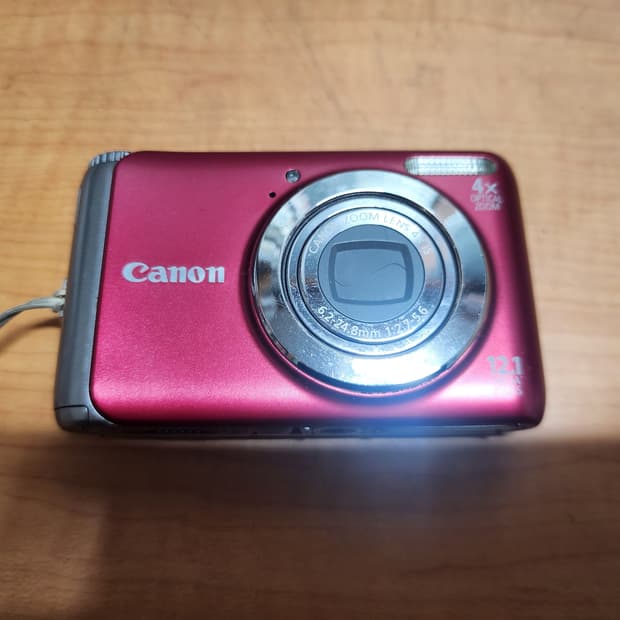 캐논 파워샷 a3100 is 레드 색상 디카 판매합니다