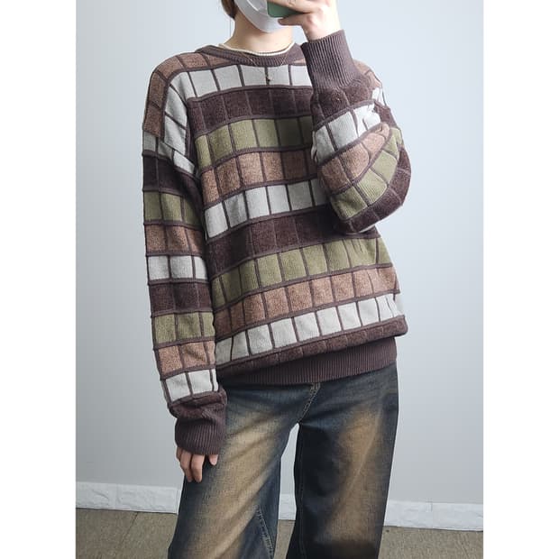 사각 오버 니트