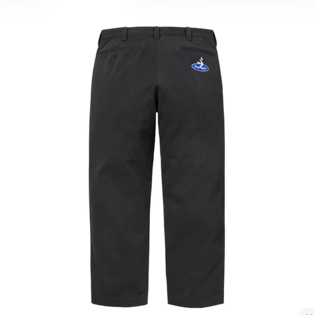 슈프림 치노 팬츠 블랙 - 25FW 38사이즈