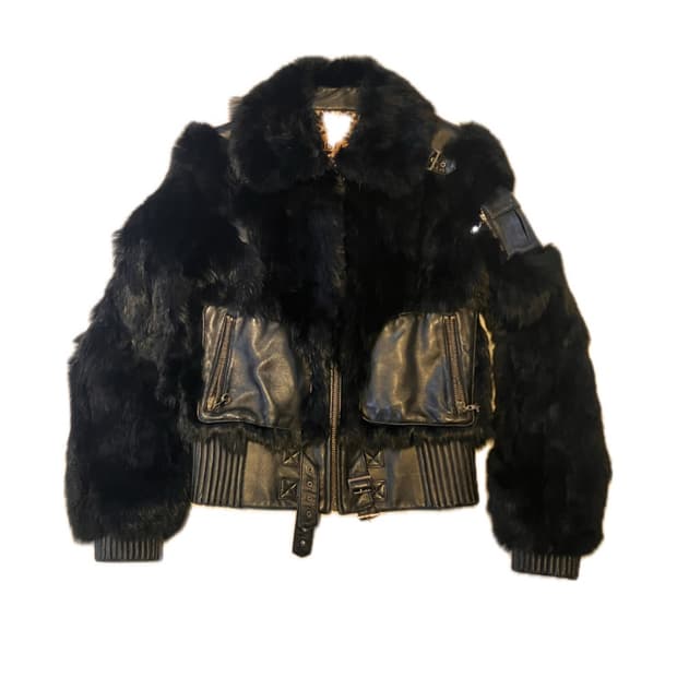 Egoist 블랙 퍼자켓