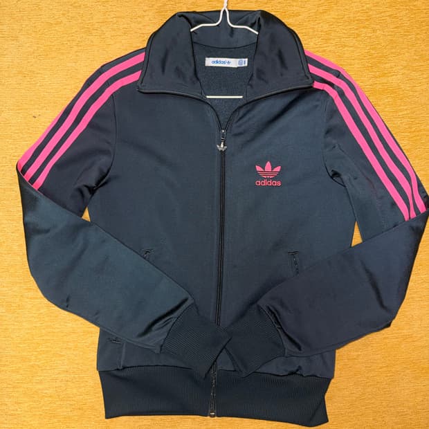 아디다스 네이비 핫핑크 져지 XS