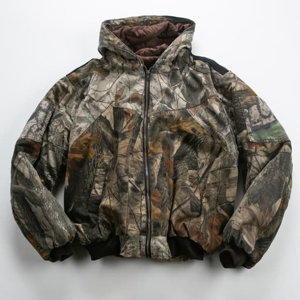 리얼트리 후드 봄버 자켓 105-110