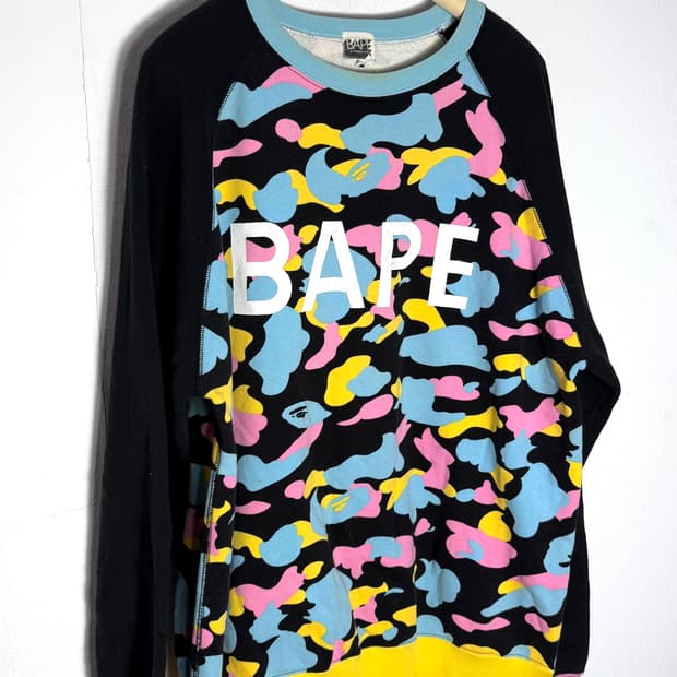 베이프 베이프맨투맨 bape 스웻셔츠 맨투맨