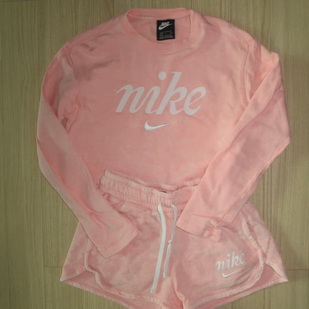 나이키 Nike 네온 핑크 트레이닝 셋업