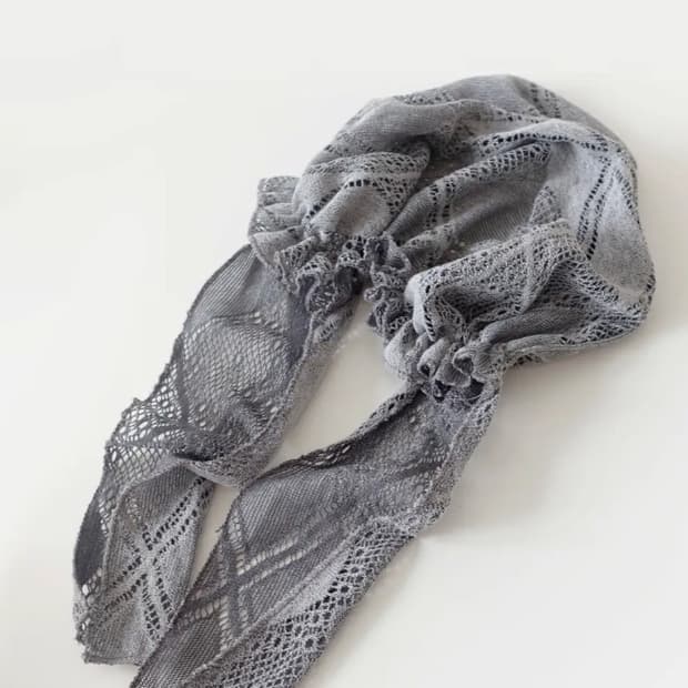 [해린착용] 페어리 faerie 니트 타이업 반다나