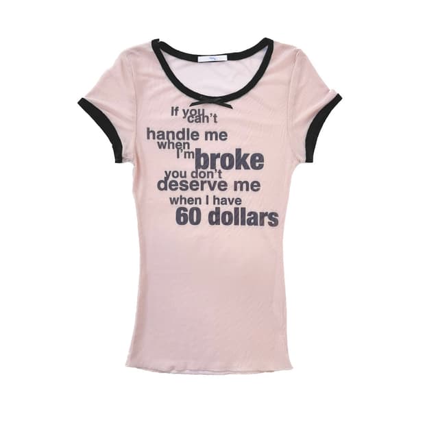 Praying 프레잉 60 dollar sheer top