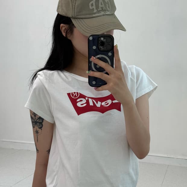 Gap 카키 캡