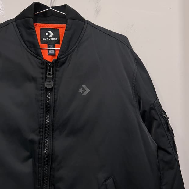 컨버스 덕다운 누빔 항공 MA-1 패딩 자켓