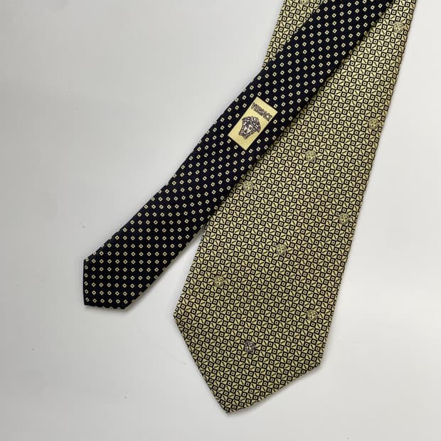Gianni Versace 베르사체 모노그램 정품 명품넥타이