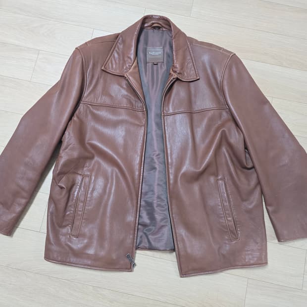 Van Heusen Studio Leather 브라운 레더자켓 XL
