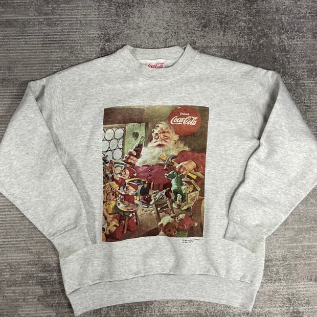 90s USA 코카콜라 산타 스웻