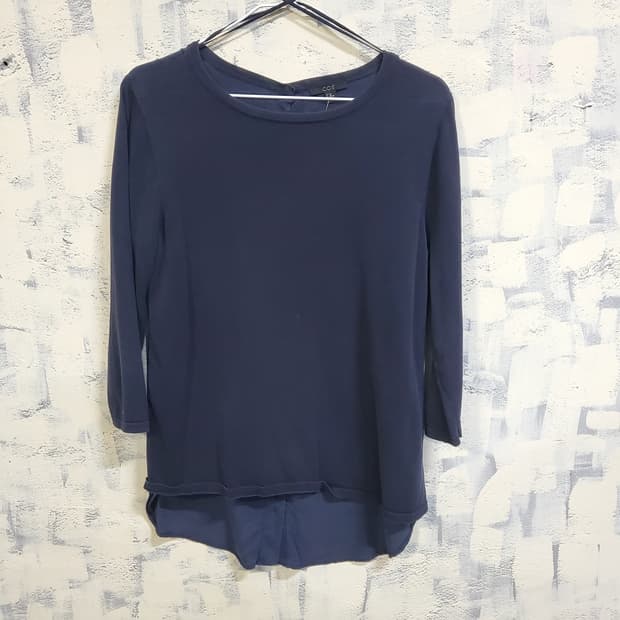 COS 코스 네이비 롱 슬리브 