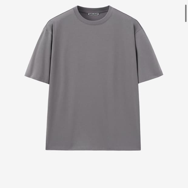 인사일런스 수피마 코튼 프리미엄 티셔츠 GREY