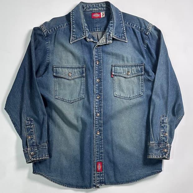 디키즈 데님 셔츠