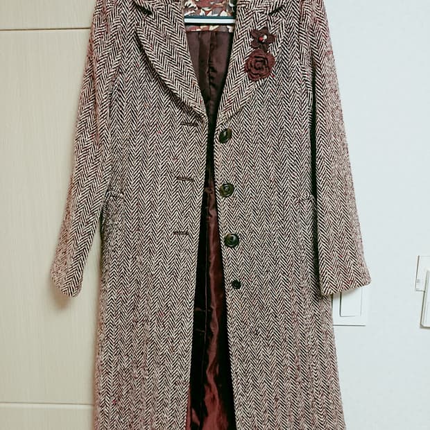 조이너스 헤링본 코트 55