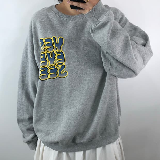 [L] 예스아이씨 그레이 맨투맨