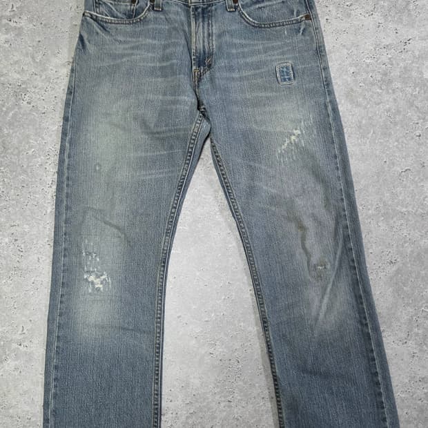 LEVIS 514 슬림 스트레이트 패치워크 데님 팬츠/749