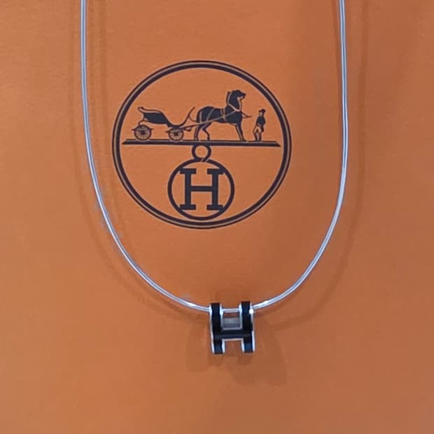 에르메스 팝아슈 레귤러사이즈 블랙 실버