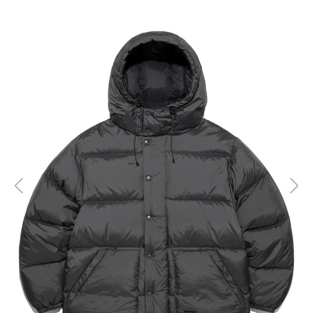 lee 패딩/ 후드 헤비 듀티 다운 챠콜