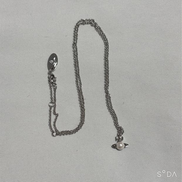 비비안 웨스트우드 발비나 펄 펜던트 목걸이