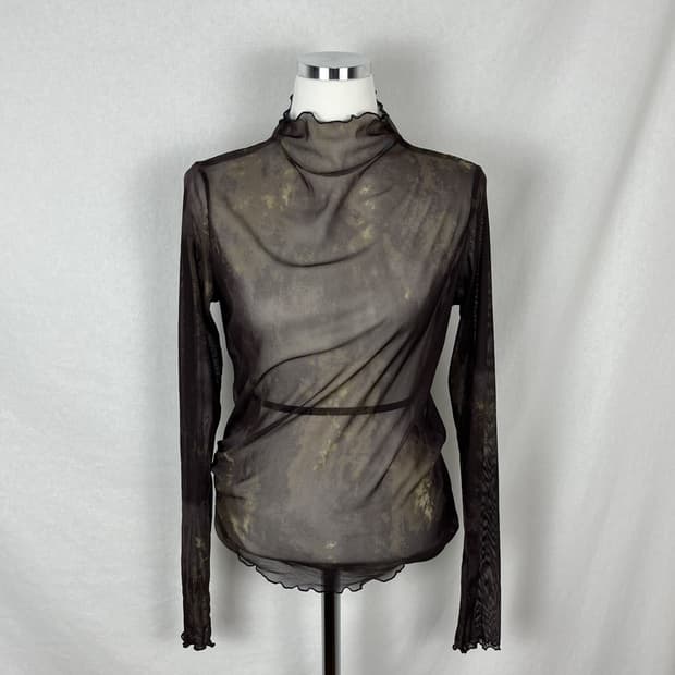 Vintage 시스루 롱슬리브 