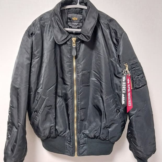 알파 인더스트리 ma-1 플라이트 자켓 블랙 XL