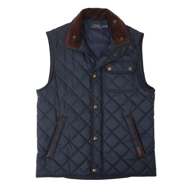 폴로 랄프로렌 네이비 클래식 퀄팅 베스트