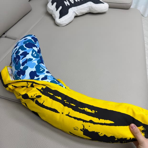 베이프 앤디워홀 콜라보 쿠션 판매합니다