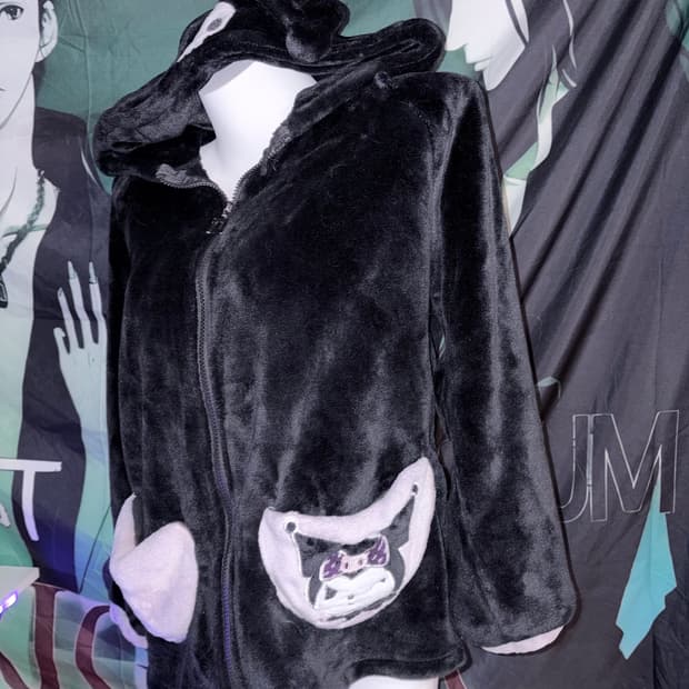 Kuromi Velvet Pajama Set (Hoodie + Pants