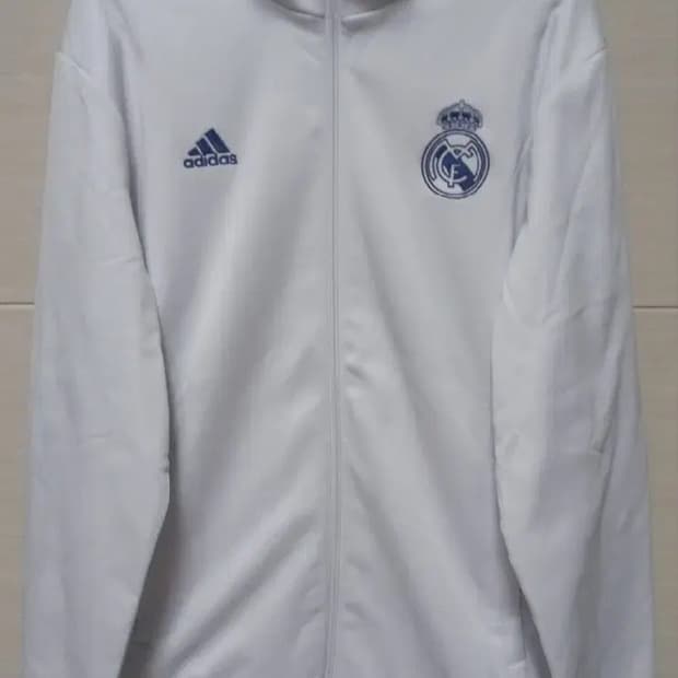 아디다스 대장급 레알마드리드 화이트 흰파 트랙탑 저지 져지집업 90/S