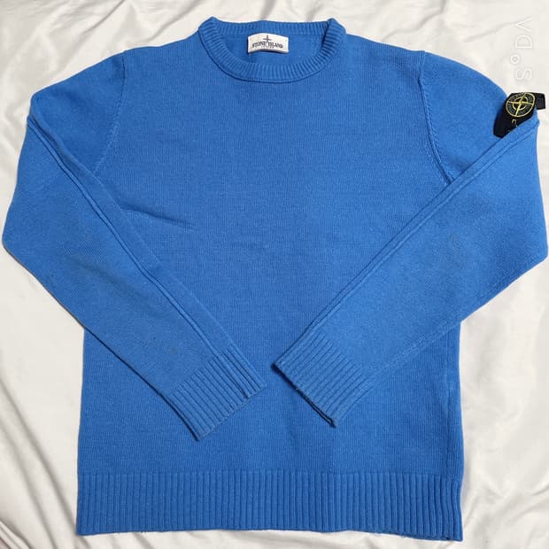 스톤아일랜드 주니어 니트 블루