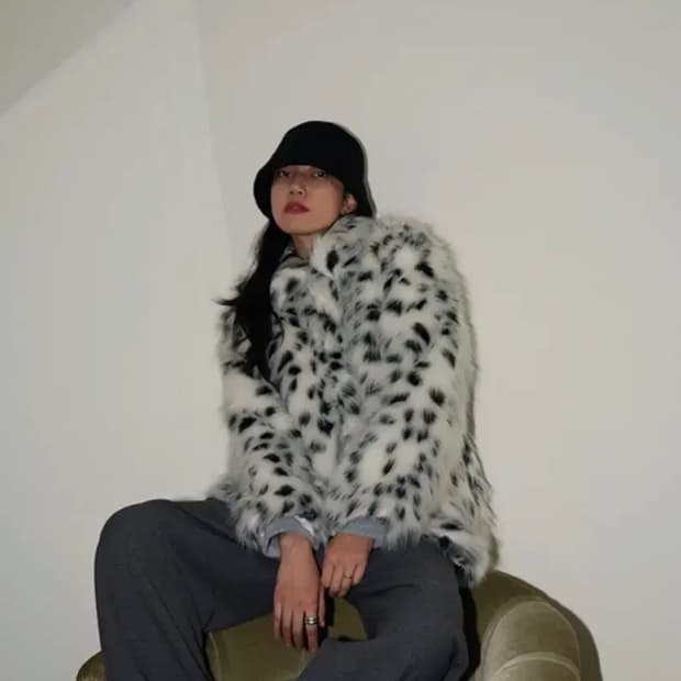 버드스페이스 퍼자켓 베이지