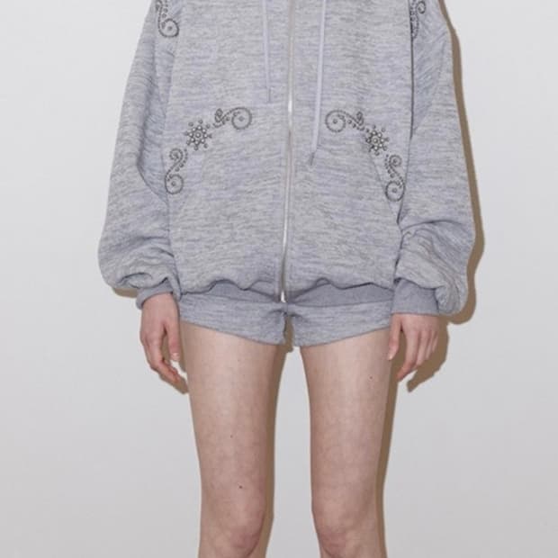 Polysooem 폴리수엠 스터드 후드집업