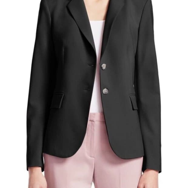 띠어리 Nichelle 울 테일러 블레이저