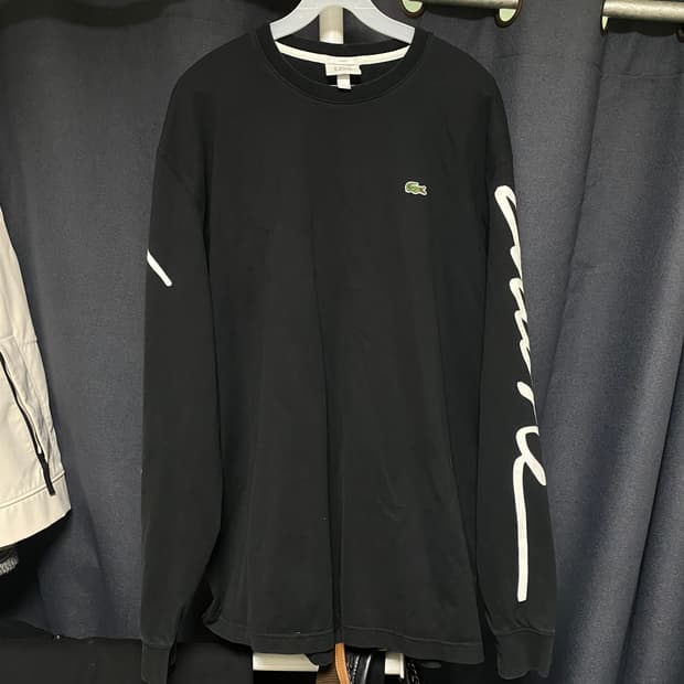라코스테 라이브 롱슬리브 블랙 105