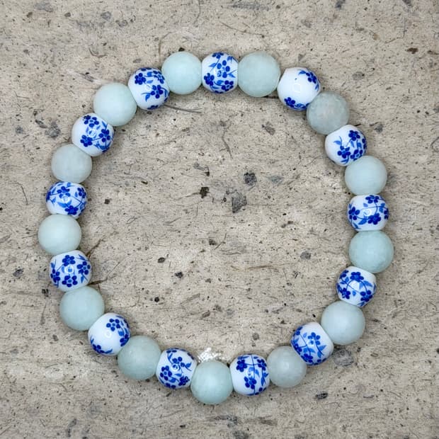 Blue Blossom Bracelet #2