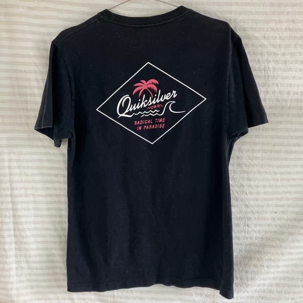 빈티지 블랙 하와이언 포켓 반팔 983 y2k 스트릿 갸루 펑키 일본빈티