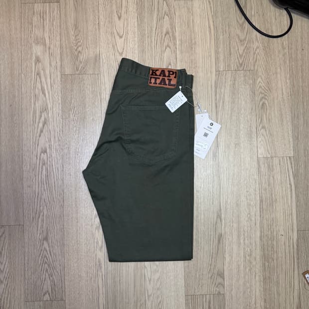 캐피탈 몽키시스코 치노 5P 팬츠 카키 새상품