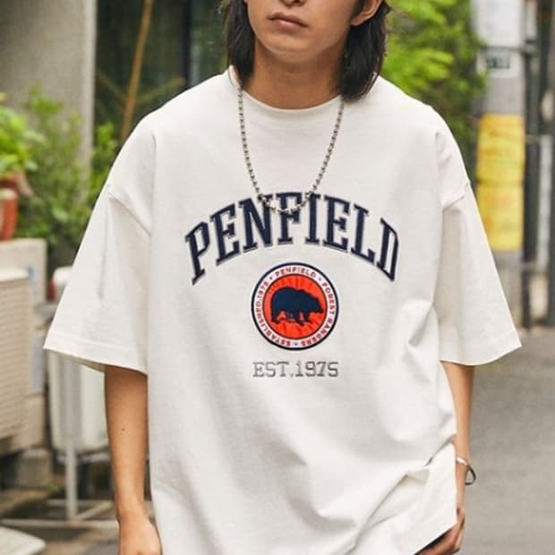 펜필드 헤비웨이트 자수 반팔
